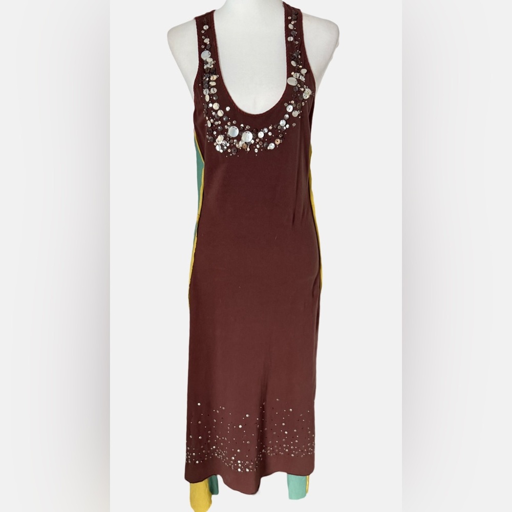 A funky, Common Threads bohemian summer dress.